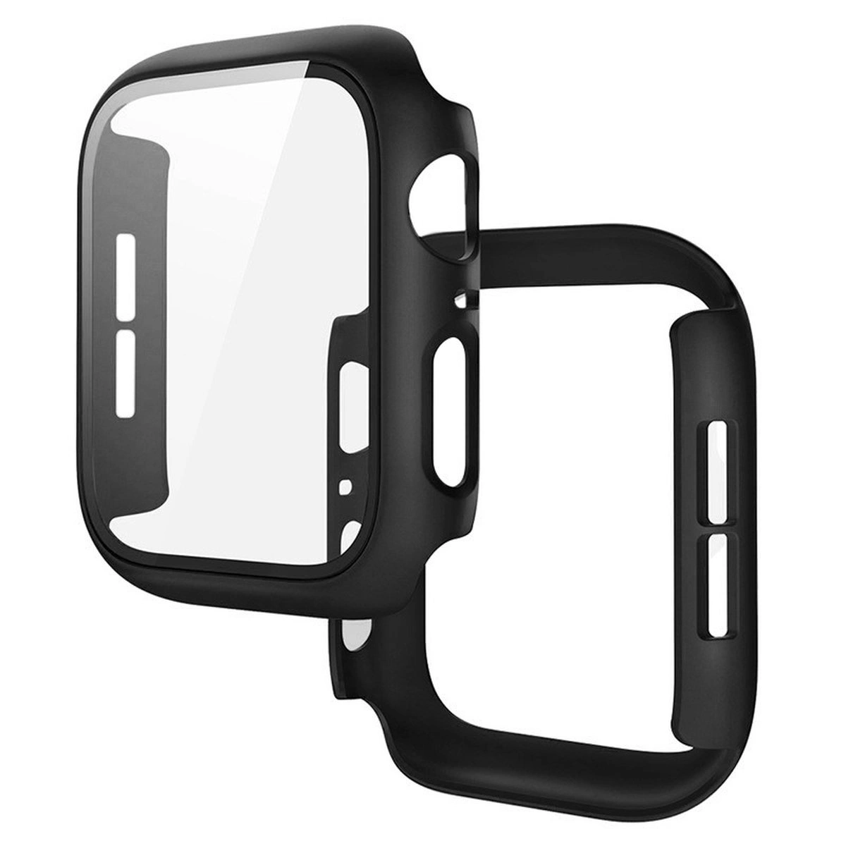 Etui z wbudowanym szkłem Bizon Case Watch Adamo do Apple Watch SE 3 / SE 2 / SE / 6 / 5 / 4 (40 mm)